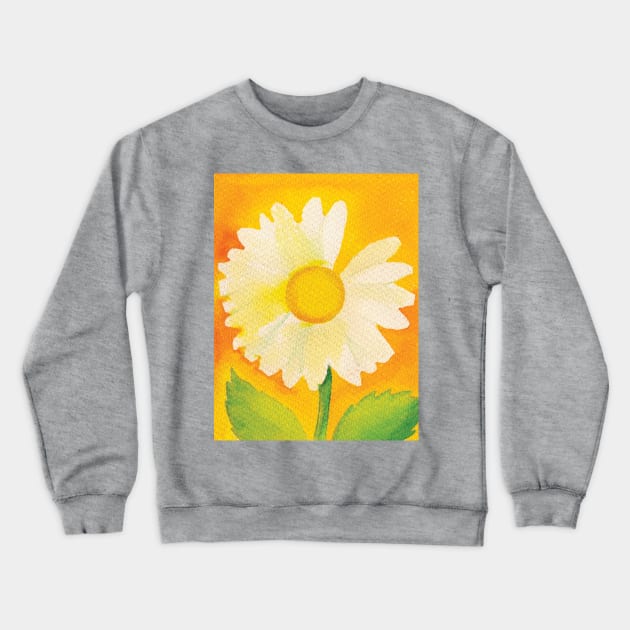 Bright Daisy Flower Power Crewneck Sweatshirt by dottielamb